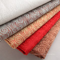 a Matte / Bright Textile Dyeing Polyester Jacquard Fabric for Tablecloths